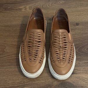Tory Burch Tan Woven Sneakers